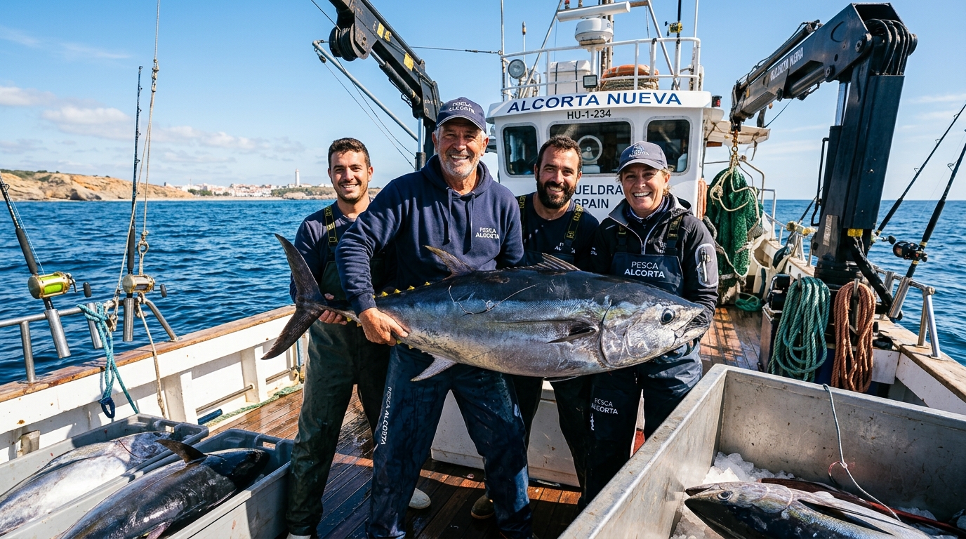 Our expert fishing crew in Spain